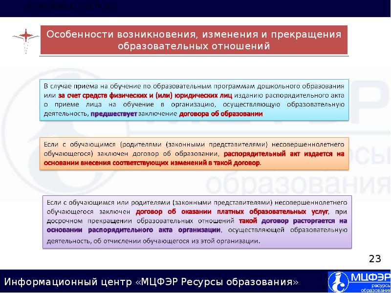 Учреждения оказывающие образовательные услуги