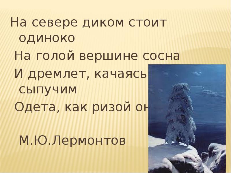 Диком стоит одиноко