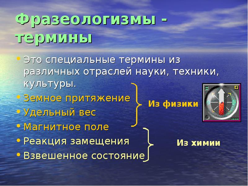 Специальные термины