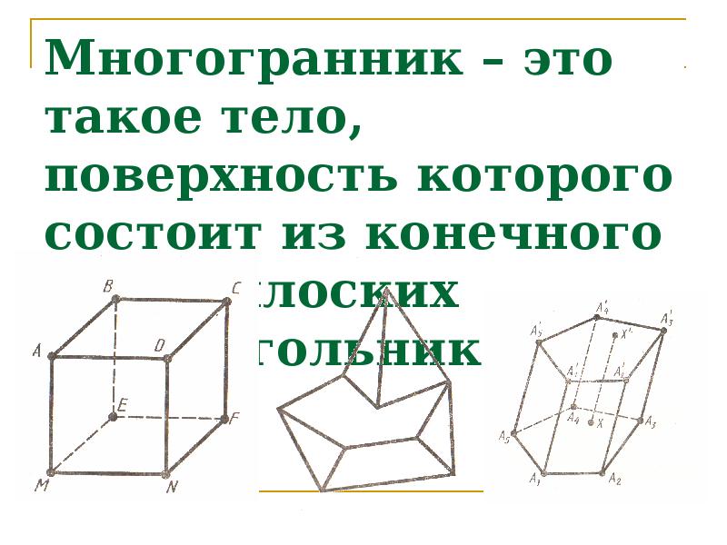 Многогранники презентация 5 класс мерзляк