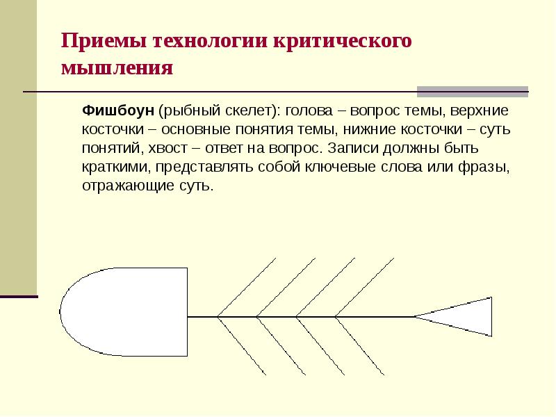 Технология фишбоун презентация