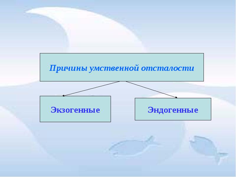 Презентация причины умственной отсталости