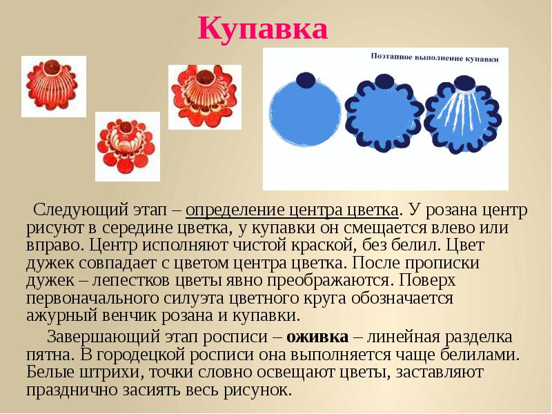 Купавка
Следующий этап – определение центра цветка. Купавка
Следующий этап – определение центра цветка.