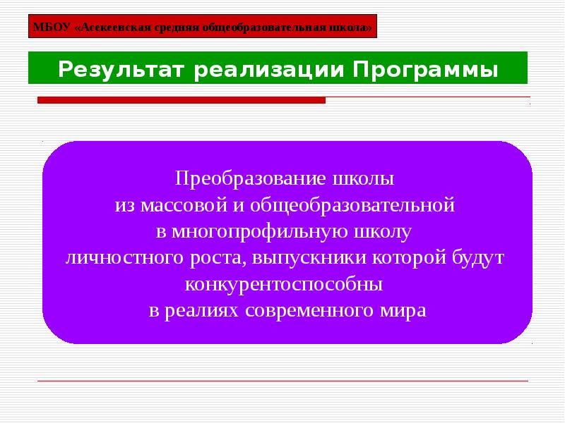 Преобразование школы. Способы преобразования школы.