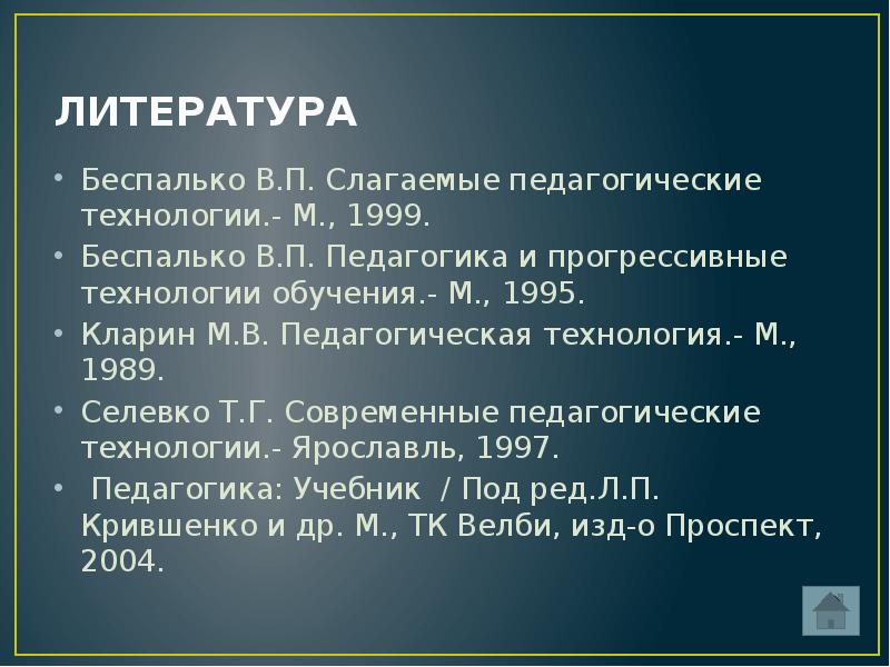 Педагогика п. Беспалько в.п. слагаемые педагогические технологии. М., 1989.. Беспалько педагогическая технология. В П Беспалько педагогическая технология. Беспалько в.п педагогика и прогрессивные технологии обучения.