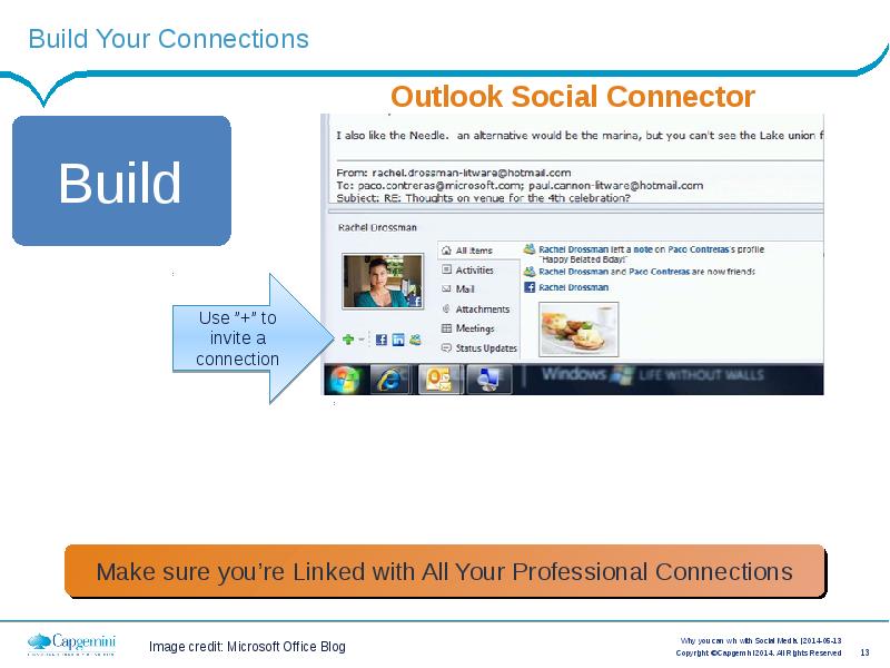 How to make connections. How to make connections
