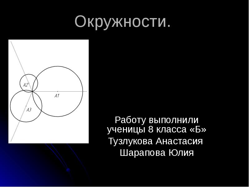 Проект окружность 9 класс