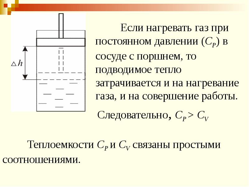 Сосуд с поршнем. Нагревание газа при постоянном давлении. Поршень термодинамика. ГАЗ нагревают в негерметичном сосуде.