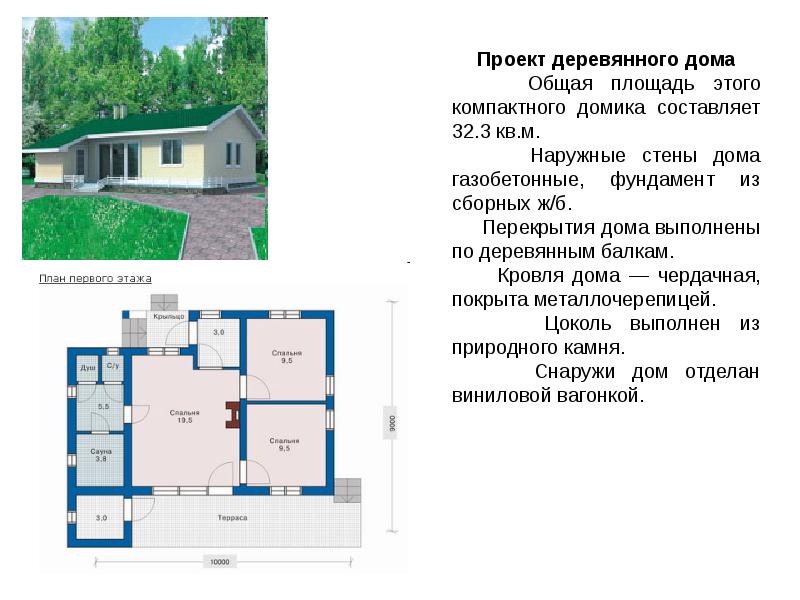 Проект микея 1 дома из газобетона