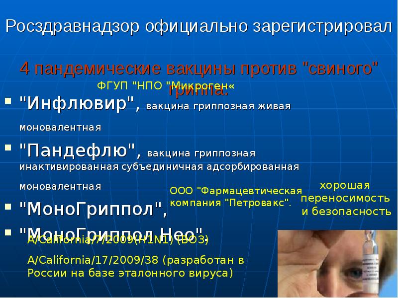 Презентация грипп h1n1