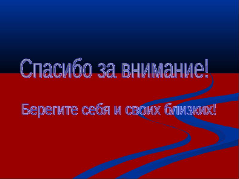 Спасибо за внимание берегите себя и своих близких для презентации