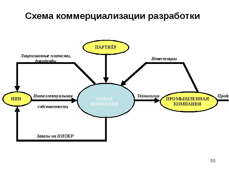 Этапы коммерциализации проекта