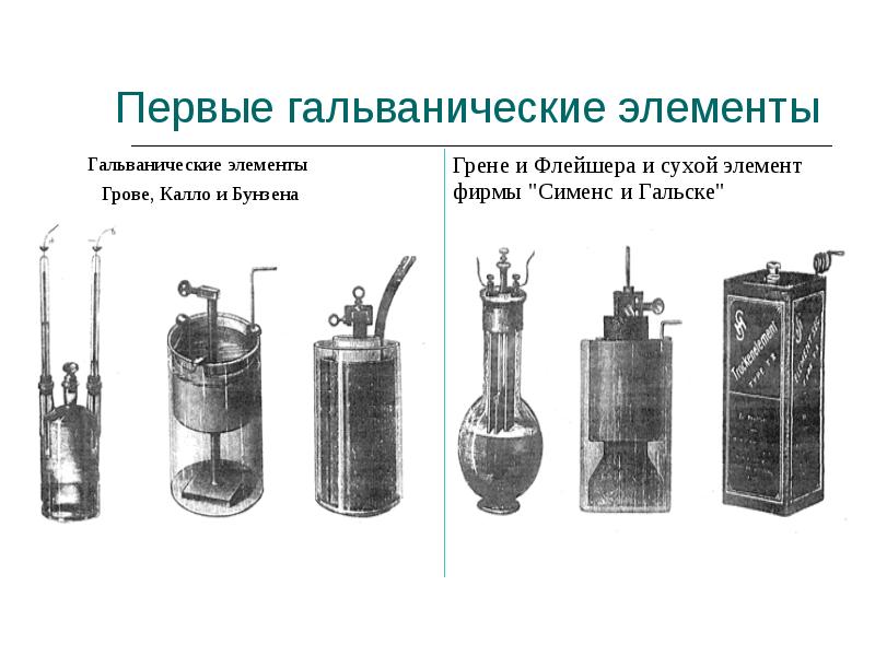 Гальванический элемент в банке