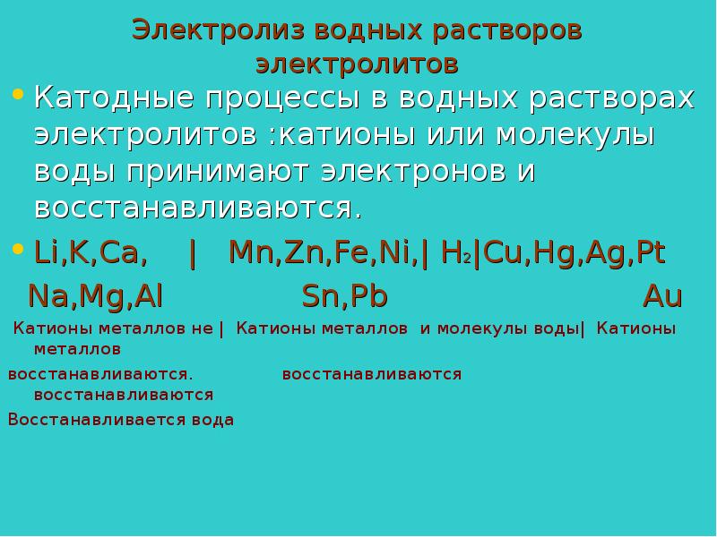 Электролиз раствора бромида бария протекает по следующей схеме