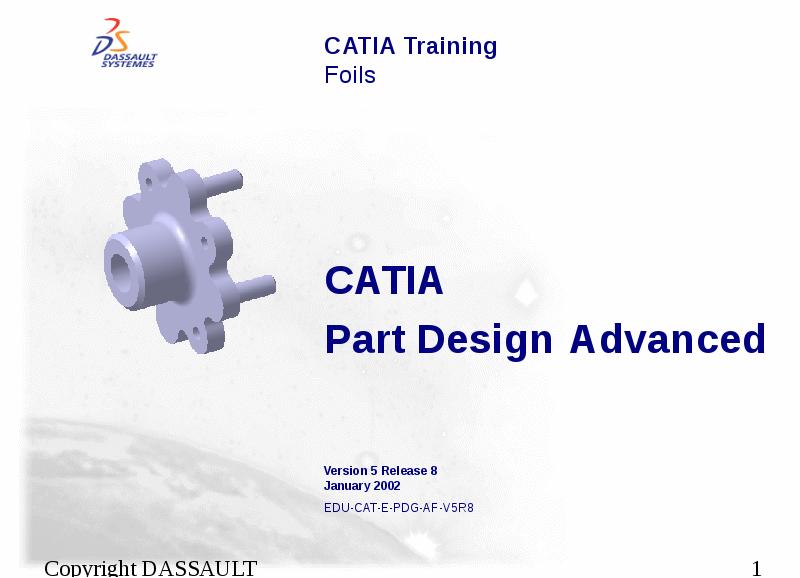 CATIA Part Design Advanced
