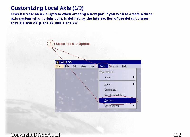 Customizing Local Axis (1/3)