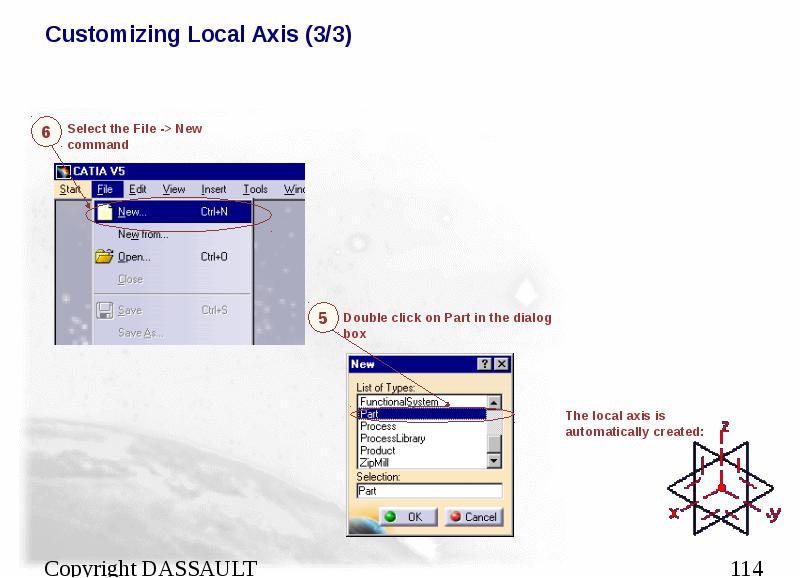Customizing Local Axis (3/3)