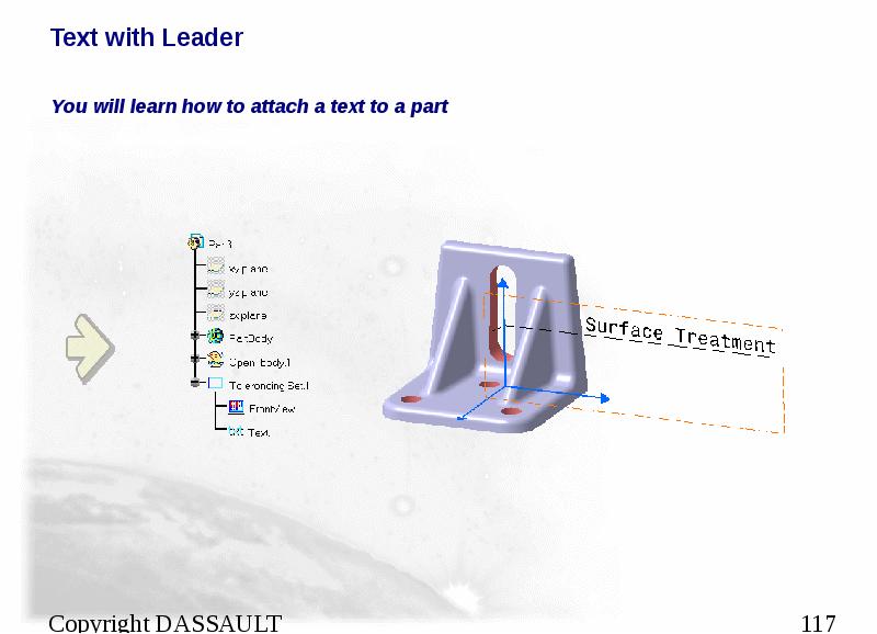 Text with Leader
