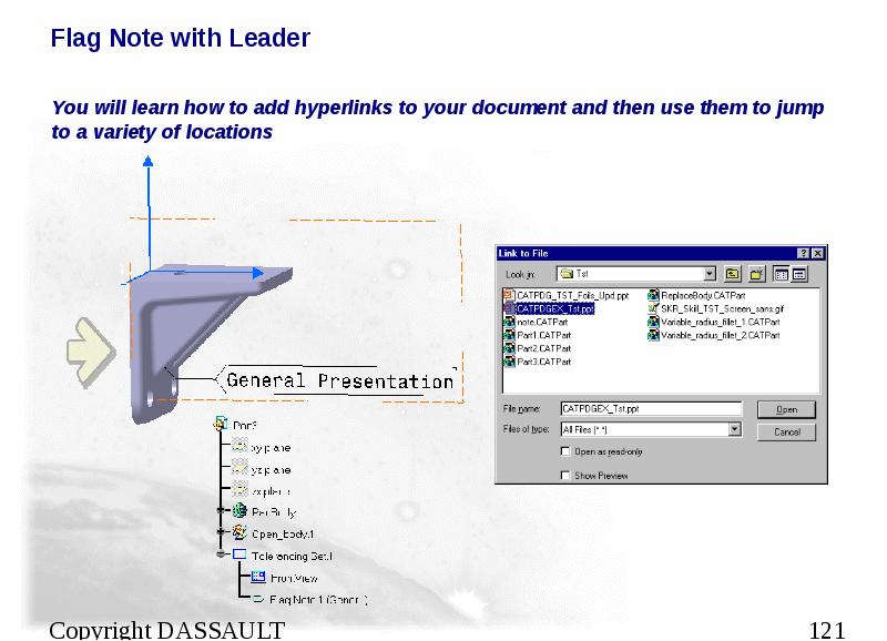 Flag Note with Leader