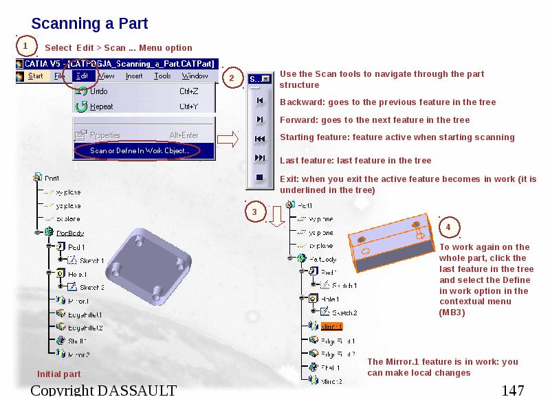 Scanning a Part