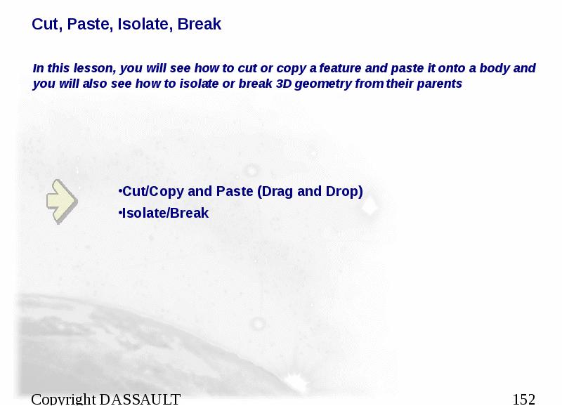 Cut, Paste, Isolate, Break