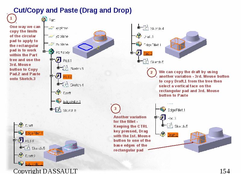 Cut/Copy and Paste (Drag and Drop)