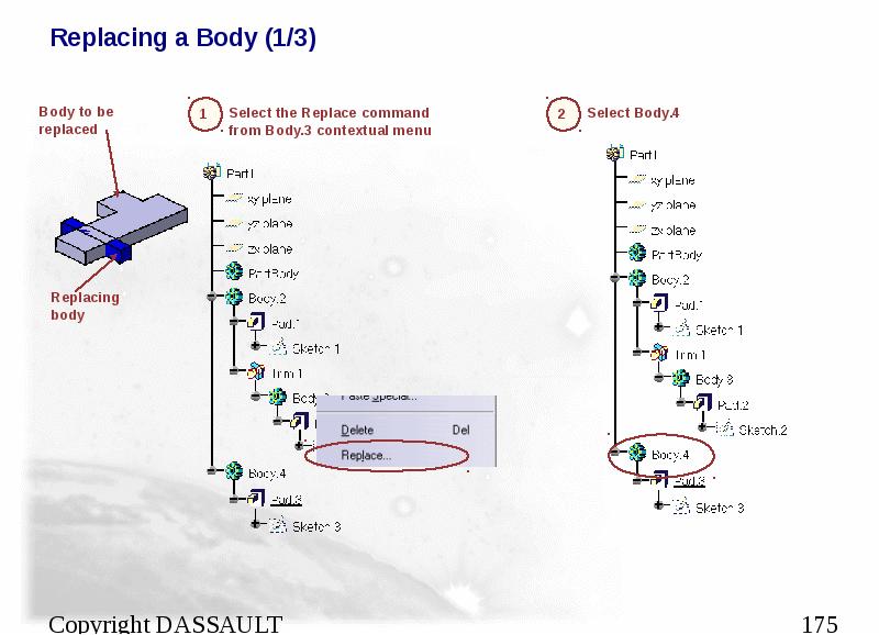 Replacing a Body (1/3)