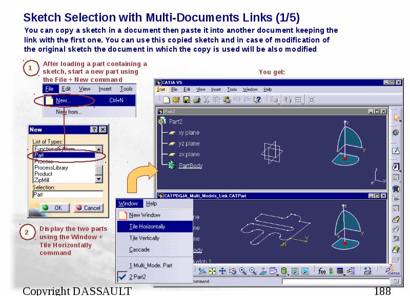Sketch Selection with Multi-Documents Links (1/5)