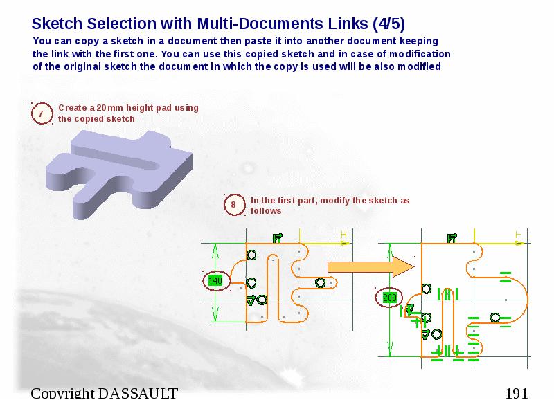 Sketch Selection with Multi-Documents Links (4/5)