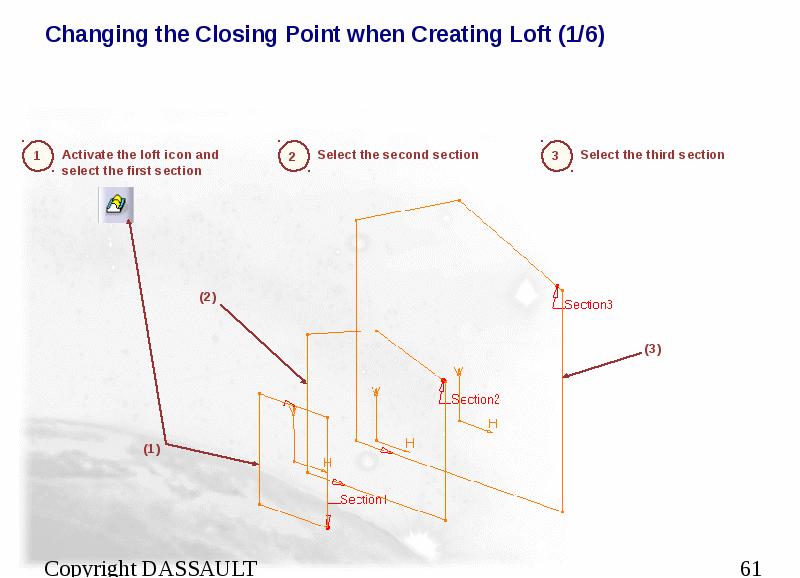 Changing the Closing Point when Creating Loft (1/6)