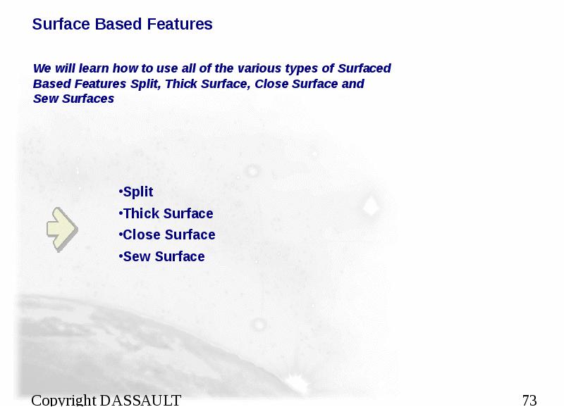 Surface Based Features