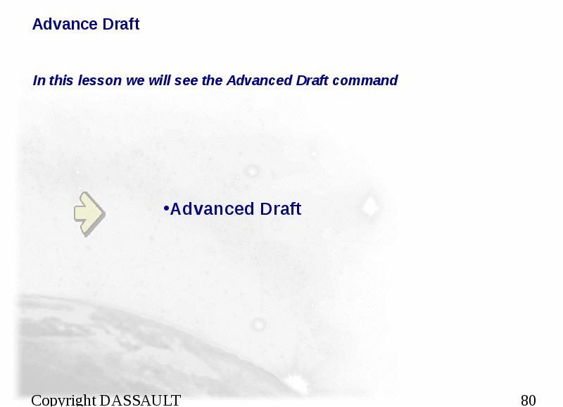 Advance Draft