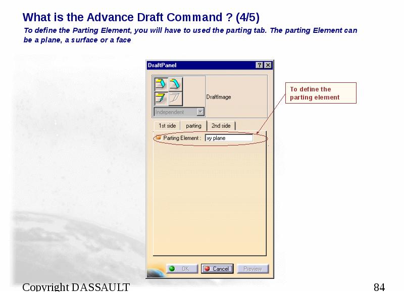 What is the Advance Draft Command ? (4/5)