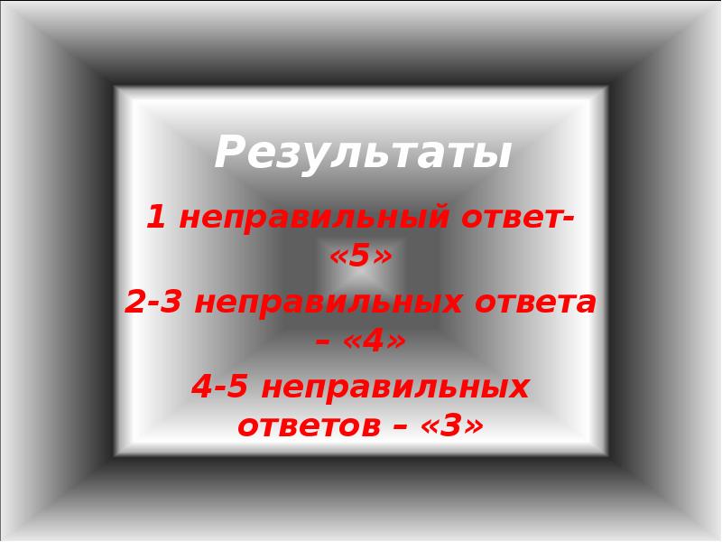 4 неправильных ответа