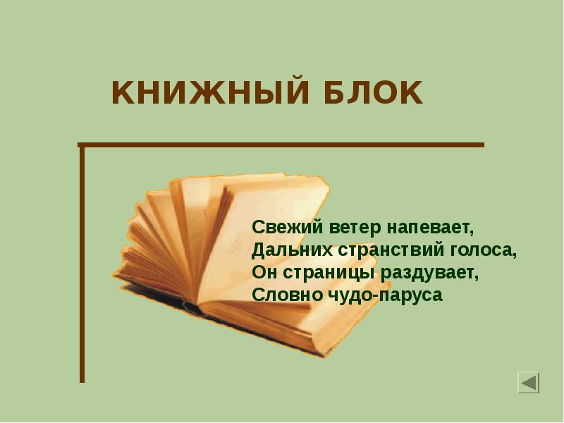 Структура книги 3 класс презентация