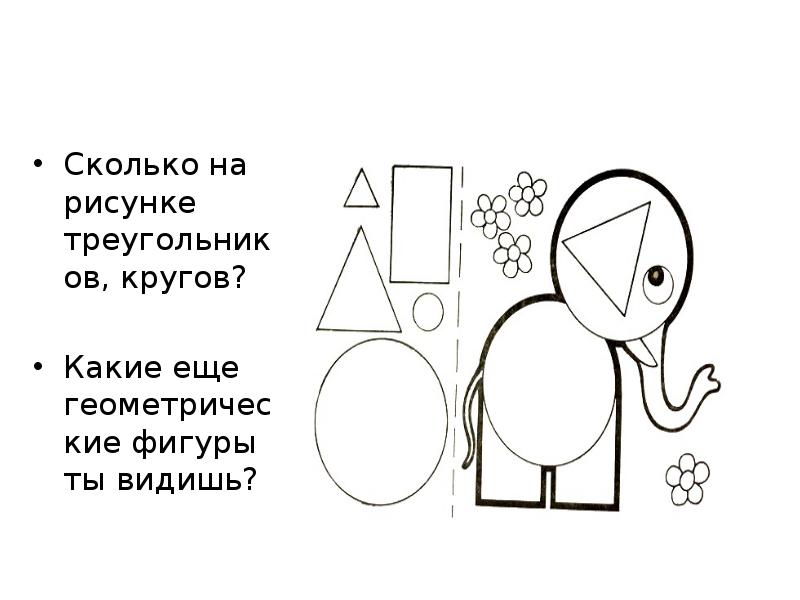 Лариса нарисовала 8 кружков а треугольников на 3 меньше сколько всего фигур нарисовала лариса ответ