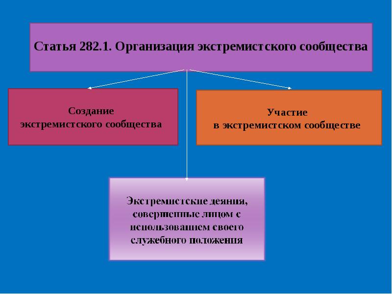 Статья 282.1. Организация экстремистского сообщества. Экстремистское сообщество и организация отличия. Экстремистское сообщество. Экстремизм.