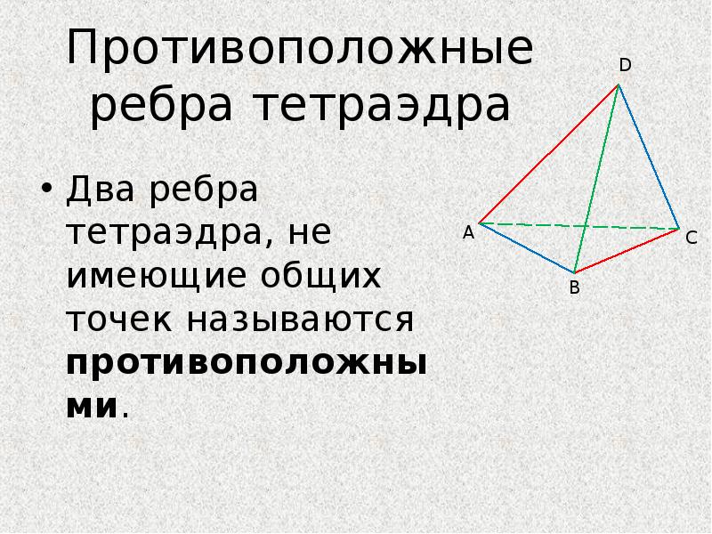 На рисунке 158 изображен тетраэдр abcd ребра