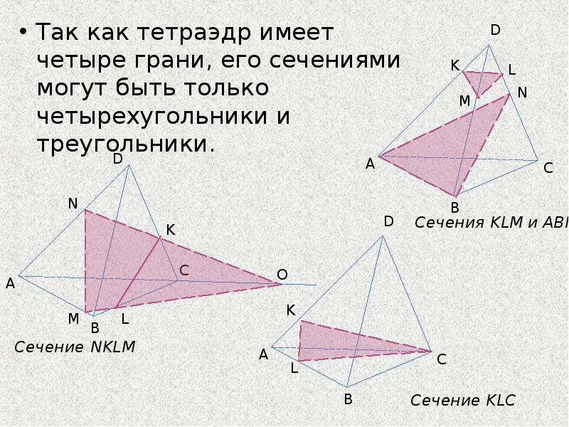 Тетраэдр составлен из