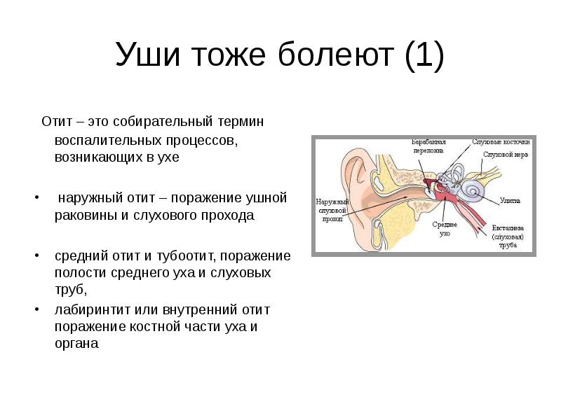 Наружный отит карта вызова