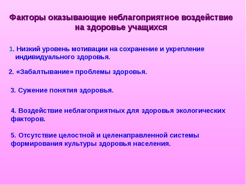 Факторы оказывающие влияние на здоровье. Основные неблагоприятные факторы оказывающие влияние на организм. Факторы сохраняющие здоровье учащихся. На мотивированное сохранение здоровья населением оказывает влияние. Факторы не оказывающие влияние на здоровье населения.