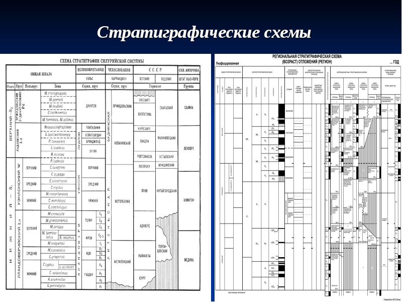 Стратиграфическая карта это