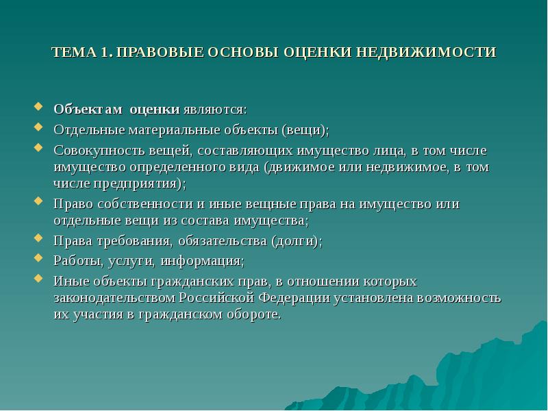 Правовая оценка деятельности