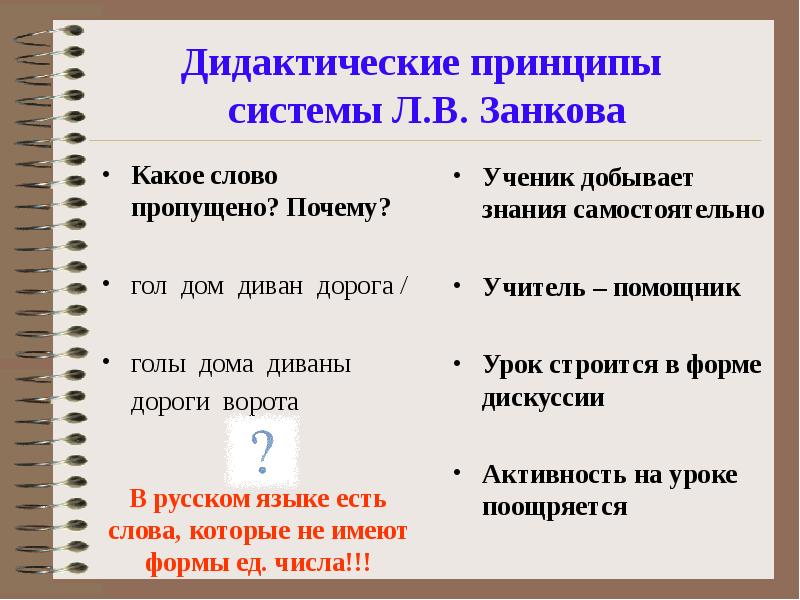 Дидактическая система занкова. Дидактическая система л.в. Занкова. Дидактические принципы системы Занкова. Сколько принципов содержит дидактическая система Занкова. Какое слово пропущено.