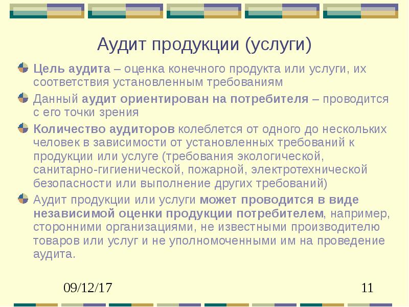 Аудит качества презентация