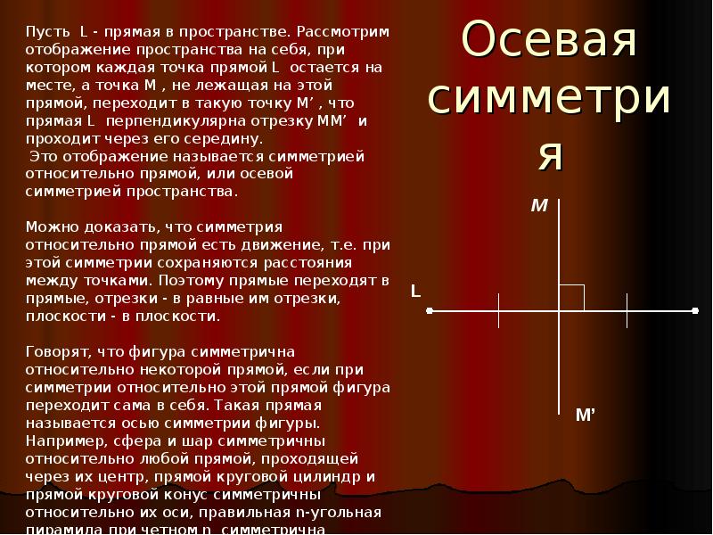 Симметрия в пространстве проект