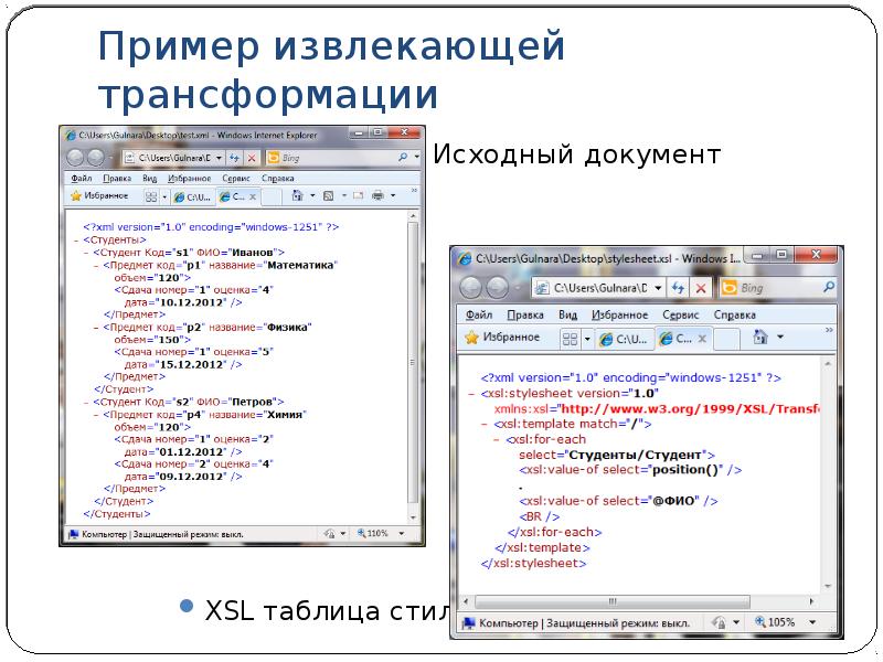 Избирая примеры. Таблица xsl. Избранное пример. Избирать примеры. Извлечь трансформировать загрузить.