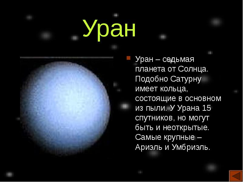 Уран планета солнечной. Уран седьмая Планета от солнца. Уран 7 Планета от солнца. Паспорт планеты Уран.