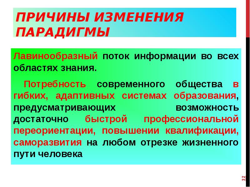 Причины изменения. Смена парадигм в медицине. Предпосылки смены парадигмы. Причиной изменения парадигмы здравоохранения являются. Лавинообразный поток информации.