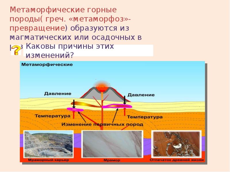 Схема образования осадочных горных пород